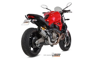 Silencer Exhaust Mivv Suono Stainless Steel Ducati Monster 821 2014 - 2017