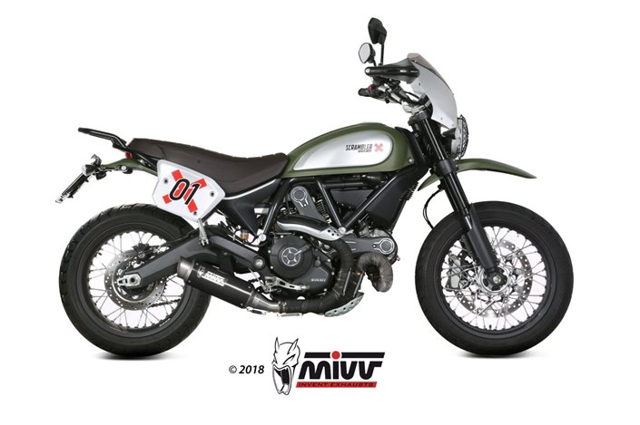 Silencieux Echappement Mivv Gp Pro Carbone Ducati Scrambler 800 2015 - 2020