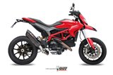 Schalldämpfer Escape Mivv Suono Schwarz Schwarz Edelstahl Ducati Hypermotard 821 2013 - 2015