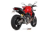 Terminale Scarico Mivv Mk3 Black Inox Nero Ducati Monster 821 2014 - 2017