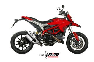 Schalldämpfers Escape Mivv Mk3 Edelstahl Ducati Hypermotard 939 2016 - 2018