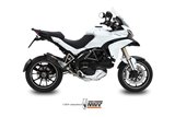 Schalldämpfer Escape Mivv Suono Schwarz Schwarz Edelstahl Ducati Multistrada 1200 2010 - 2014