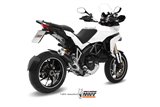 Schalldämpfer Escape Mivv Gp Schwarz Schwarz Edelstahl Ducati Multistrada 1200 2010 - 2014