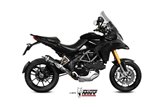 Silencieux Echappement Mivv Delta Race Noir Noir Inox Ducati Multistrada 1200 2010 - 2014