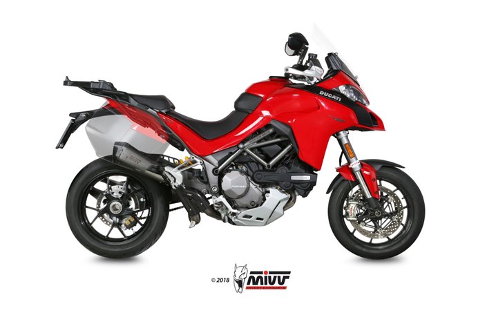 Schalldämpfer Escape Mivv Delta Race Edelstahl Ducati Multistrada 1200 2015 - 2017