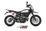 Schalldämpfer Escape Mivv Gp Pro Schwarz Schwarz Edelstahl Ducati Scrambler 800 2015 - 2020