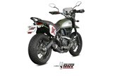 Schalldämpfer Escape Mivv Gp Pro Schwarz Schwarz Edelstahl Ducati Scrambler 800 2015 - 2020