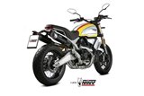 Silencers Exhaust Mivv Gp Pro Black Black Stainless Steel Ducati Scrambler 1100 2018 - 2020