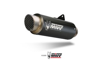 Silencers Exhaust Mivv Gp Pro Black Black Stainless Steel Ducati Scrambler 1100 2018 - 2020