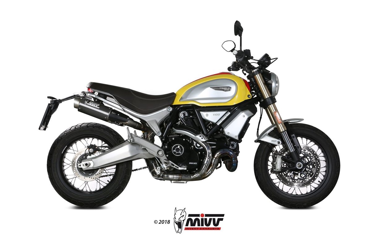 Silencieux Echappement Mivv Gp Pro Carbone Ducati Scrambler 1100 2018 - 2020