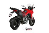 Silencer Exhaust Mivv Delta Race Black + De Kat Black Stainless Steel Ducati Multistrada 1260 2018 - 2020