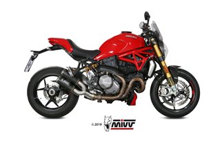 Silencieux Echappement Mivv Mk3 Carbone Ducati Monster 1200 2017 - 2021