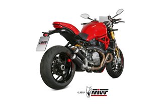 Silencieux Echappement Mivv Mk3 Carbone Ducati Monster 1200 2017 - 2021