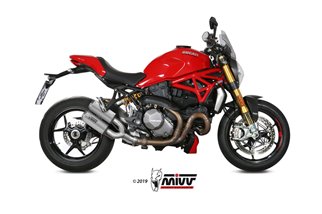 Schalldämpfer Escape Mivv Mk3 Edelstahl Ducati Monster 1200 2017 - 2021