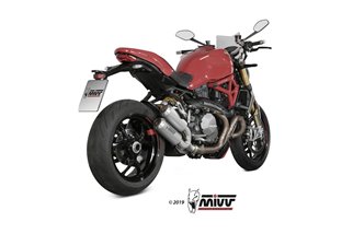 Schalldämpfer Escape Mivv Mk3 Edelstahl Ducati Monster 1200 2017 - 2021