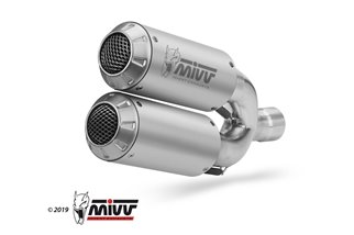 Silencers Exhaust Mivv Mk3 Stainless Steel Ducati Monster 1200 2017 - 2021