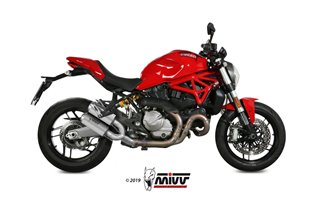 Silencers Exhaust Mivv Mk3 Stainless Steel Ducati Monster 821 2018 - 2020