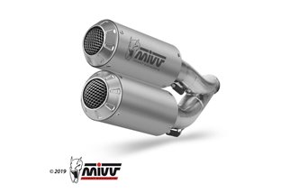 Silencieux Echappement Mivv Mk3 Inox Ducati Monster 821 2018 - 2020