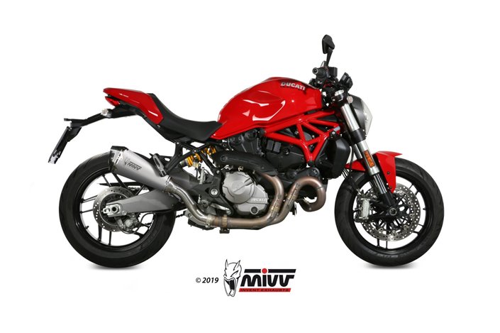 Schalldämpfer Escape Mivv Delta Race Edelstahl Ducati Monster 821 2018 - 2020