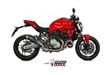 Schalldämpfer Escape Mivv Gp Pro Schwarz Schwarz Edelstahl Ducati Monster 821 2018 - 2020