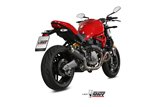 Schalldämpfer Escape Mivv Gp Pro Schwarz Schwarz Edelstahl Ducati Monster 821 2018 - 2020