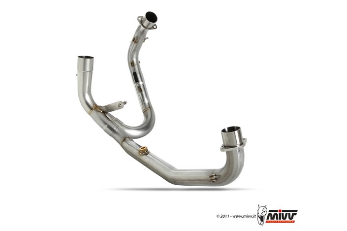 Decatalyst Exhaust Mivv Ducati Hypermotard 796 2010 - 2012