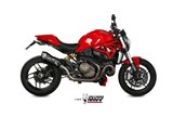 Schalldämpfer Escape Mivv Delta Race Schwarz Schwarz Edelstahl Ducati Monster 1200 S 2014 - 2016