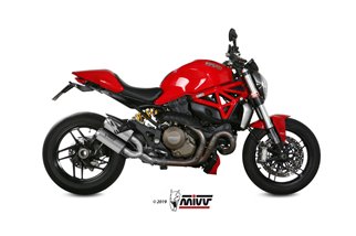 Schalldämpfers Escape Mivv Mk3 Edelstahl Ducati Monster 1200 S 2014 - 2016