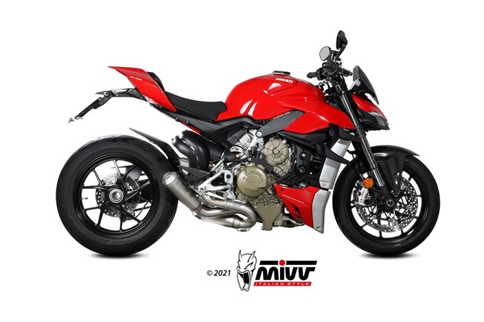 Schalldämpfers Escape Mivv X-M1 Titanium Ducati Streetfighter V4 2020 - 2022