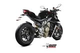 Terminali Scarico Mivv X-M1 Black Inox Nero Ducati Streetfighter V4 2020 - 2022