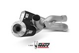 Terminali Scarico Mivv X-M1 Black Inox Nero Ducati Streetfighter V4 2020 - 2022