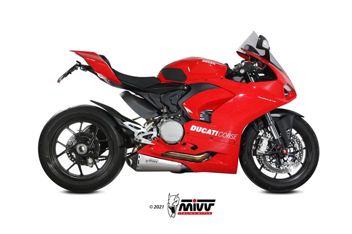 Schalldämpfer Escape Mivv Delta Race Edelstahl Ducati Panigale V2 2020 - 2022