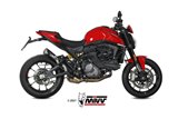 Schalldämpfer Escape Mivv X-M5 Schwarz Schwarz Edelstahl Ducati Monster 937 Monster 937 + 2021 - 2022