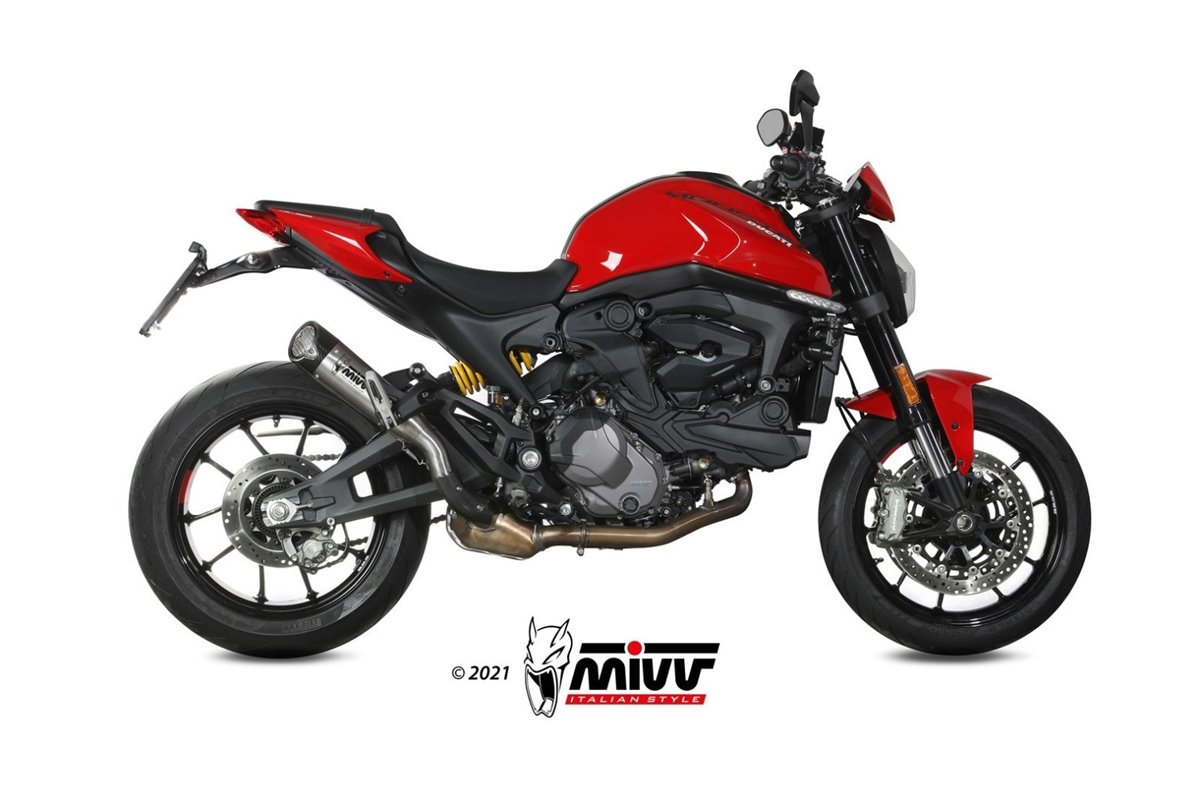 Silencieux Echappement Mivv X-M5 Titane Ducati Monster 937 Monster 937 + 2021 - 2022