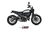 Silencer Exhaust Mivv X-M1 Black Black Stainless Steel Ducati Scrambler 800 Icon Icon Dark 2021 - 2022