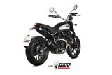 Silencieux Echappement Mivv X-M1 Noir Noir Inox Ducati Scrambler 800 Icon Icon Dark 2021 - 2022