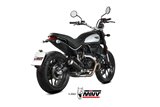 Schalldämpfer Escape Mivv X-M1 Schwarz Schwarz Edelstahl Ducati Scrambler 800 Icon Icon Dark 2021 - 2022