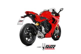 Sistema di scarico terminale D.054.LDRX Mivv DELTA RACE INOX Ducati Supersport 950/S 2021-2024