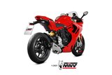 Sistema di scarico terminale D.054.LDRX Mivv DELTA RACE INOX Ducati Supersport 950/S 2021-2024