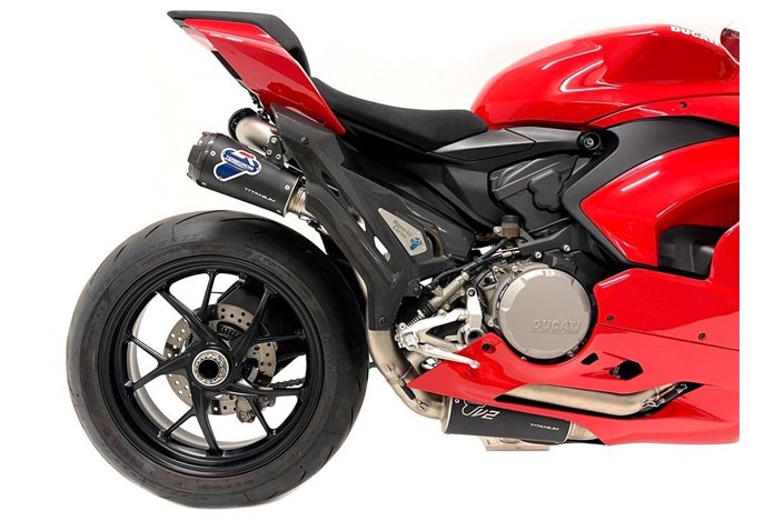 SCARICO COMPLETO WSS REPLICA TERMIGNONI D22009400INC DUCATI PANIGALE 950 V2 2021-2023 NON OMOLOGATO TITANIO INOX