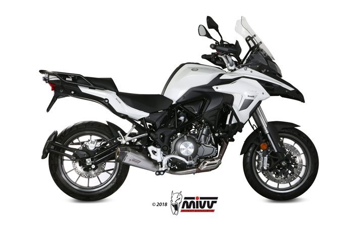 Silencieux Echappement Mivv Delta Race Inox Benelli Trk 502 2017- 2022