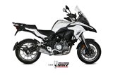 Schalldämpfer Escape Mivv Delta Race Edelstahl Benelli Trk 502 2017- 2022