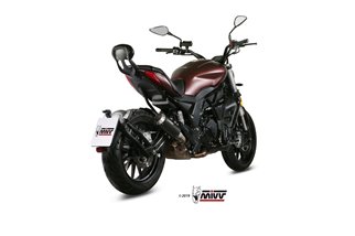 Silencieux Echappement Mivv Mk3 Noir Noir Inox Benelli 502C 2019 - 2022