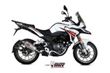 Terminale Scarico Mivv Oval Titanio Con Coppa Carbonio Benelli Trk 251 2019 - 2022