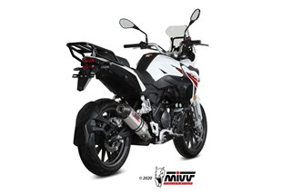 Terminale Scarico Mivv Oval Titanio Con Coppa Carbonio Benelli Trk 251 2019 - 2022