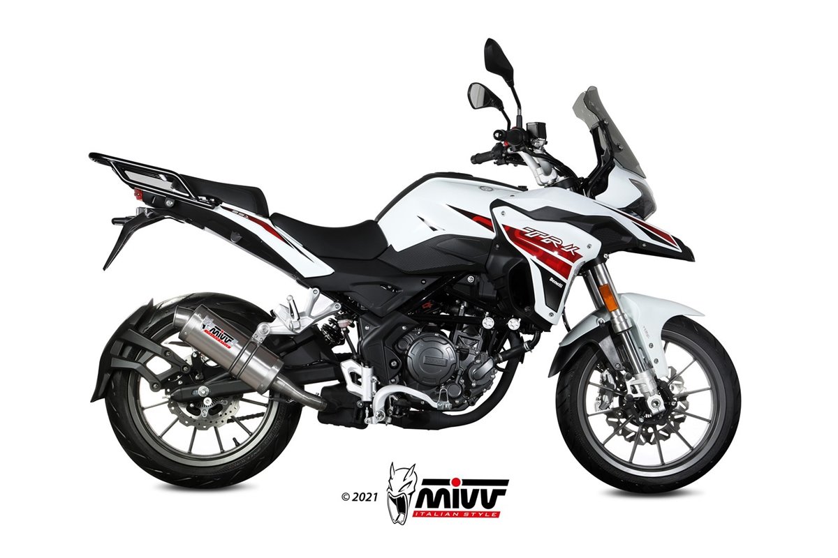 Terminale Scarico Mivv Oval Inox Benelli Trk 251 2019 - 2022