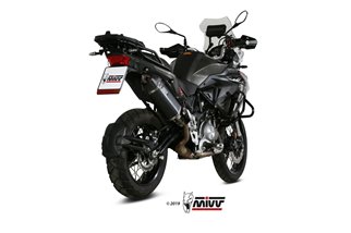 Silencieux Echappement Mivv Speed Edge Noir Noir Inox Benelli Trk 502 X 2018 - 2022