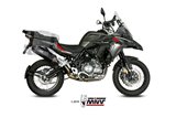 Silencieux Echappement Mivv Speed Edge Noir Noir Inox Benelli Trk 502 X 2018 - 2022