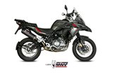 Silencieux Echappement Mivv Ovale Carbone Avec Coupelle Carbone Benelli Trk 502 X 2018 - 2022