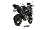 Silencieux Echappement Mivv Ovale Carbone Avec Coupelle Carbone Benelli Trk 502 X 2018 - 2022